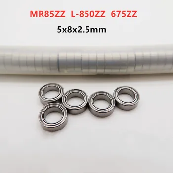50pcs-500pcs Miniaturni nosijo MR85ZZ 5*8*2.5 mm L-850ZZ 675ZZ globoko groove kroglični ležaji MR85 MR85Z MR85-2Z 5x8x2.5 mm