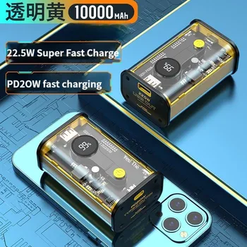 10000mAh Portable Power Bank Pregleden 20W Hitro Polnjenje Backup Baterije za iPhone 13 12 Samsung S22 Xiaomi 12s Ultra