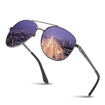2022 Pilot Letalske sončna Očala Moških Kovinski Vožnje Polarizirana sončna Očala Moški UV400 Prostem Letnik Potovanja Očala Oculos de sol