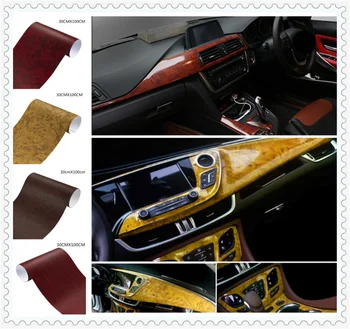 Avto notranje zadeve film zrna lesa papir, barva svetlo površino konzola za Infiniti G37 FX50 FX37 FX35 Bistvo EX37
