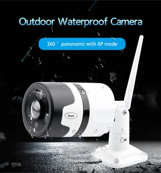 N_eye IP Kamero 3MP Nepremočljiva Bullet Kamera, WiFi 360 Varnosti IR Vizijo Brezžična IP Kamera zunanja wifi varnostne kamere cctv