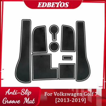 Za Volkswagen Golf 7 / Sportsvan Vrata Reže Mat Proti Drsenju Vrat Groove Pad Notranje Opreme Avto-Styling Pribor 2013-2019