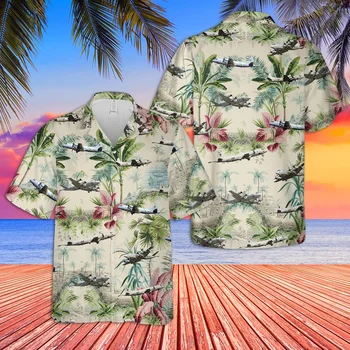 Novo borec slikarstvo moška majica kratek sleeved Kubanski stil prevelik Hawaiian vrh 3d y2k obleke poletne počitnice moške in ženske