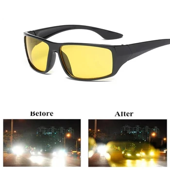 Night Vision Voznik Očala sončna Očala Vožnja Avtomobila Očala z UV Zaščito Polarizirana sončna Očala, Očala Proti Bleščanju