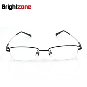 Titana Kovinske Zlitine Prilagodljiv Pol-rim Optični Eye Glasses Spektakel Okvir Točk Recept Očala Gafas Oculos De Grau