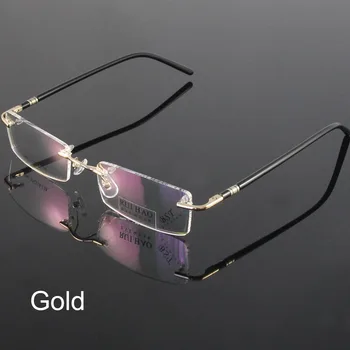 Modni Očala Unisex Očal Okvir Jedrnato Rimless Design Očala Moški Ženske Blagovne Znamke Očala Očala Optična Očala