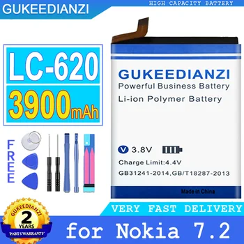 3900mAh GUKEEDIANZI Baterij LC-620 za Nokia 6.2 7.2 KW-1198 TA-1200 KW-1196 Velika Moč Bateria