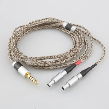 Hi-fi 4 pin Xlr 4.4 2,5 mm 3.5 6.35 jack 16 Jedra Slušalke Slušalke Kabel Za Sennheiser hd 800 s hd800 hd800s