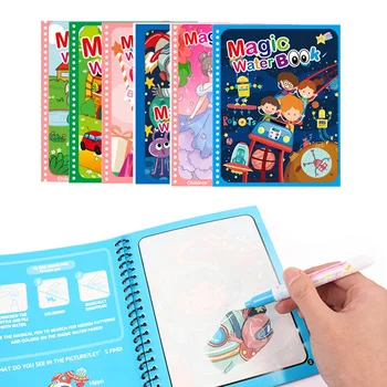 Montessori Igrače Za Večkratno Uporabo, Kolorit Knjigo Risanje Čarobno Vodi Risanje Otrok Pisanja Čarobno Vodo Knjiga Senzorično Zgodnje Izobraževanje