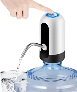 Voda Jug Črpalka, Električni Steklenica za Vodo Črpalka, USB Polnjenje Samodejno Pitne Vode Črpalka za Univerzalno 3-5 Galono Steklenico