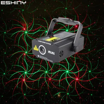 ESHINY R&G Laser Zvezde/4 Vzorci Projektor DJ Božič Luči Ples Disco Nove Let Bar Družini Stranka Fazi Učinek Luči Z8N6