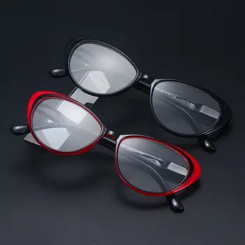 Moda Anti Glare UV bolečih oči Retro Cat Eye Obravnavi Očala Spomladanski Tečaji Bralci Računalniških Iger Očala Dioptrije +100~+400