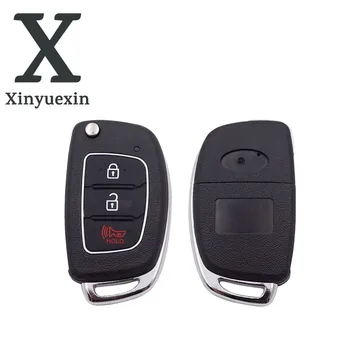 Xinyuexin 3 Gumb za Daljinsko Ključni Fob Za Hyundai Solaris ix35 ix45 Elantra Santa Fe Nove Verna Avto Ključ Primeru Zajema Styling