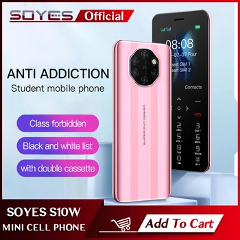 SOYES Mini mobilni telefon GSM 2G Način 1.77 Palčni Zaslon 1000mAh Dual SIM Kartico S Kamero Zadaj, MP3, FM-Imenik Sim Mobilni Telefon
