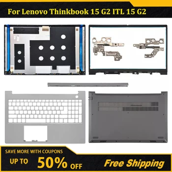 Nov LCD Hrbtni Pokrovček Za Lenovo Thinkbook 15 G2 ITL 15 G2 Sprednje Plošče podpori za dlani Dnu male Tečaji Pokrova Ohišja Ohišje