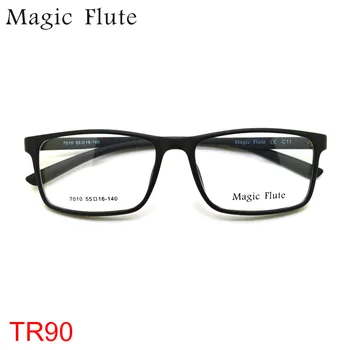 Nov Prihod TR90 Očala lahka, prilagodljiva optični okvirji za očala Ženske ali Moški okvir moda recept Letnik očala 7010