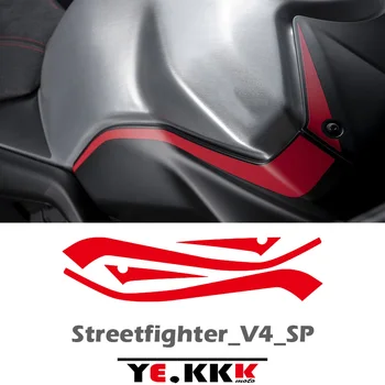 V4SP/V4 Tank Nalepke Nalepke Design PANIGALE SP Prilagodljive Barve Rdeča, Mat Črna Mat Rdeče Za Ducati Streetfighter V4 V4S