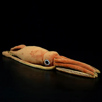 128 cm Original Velikan Lignje, Polnjene Plišastih Igrač Atlantic giant Squid Lutka Živali Simulacija Realnega Življenja, Architeuthis Mehko Otroci Darilo