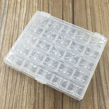 25Pcs Škatla za Shranjevanje Pisane Plastično Ohišje Plastično Prazno Vretena Stroja Tuljave z Šivalni Stroj Šivalni Pribor Orodja