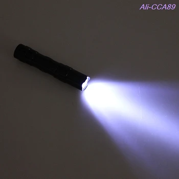 Vodoodporni Mini LED Svetilka baterijska Svetilka Žep Lahka, Prenosna Luč AA Baterije Močne Led Za Lov Kampiranje na Debelo