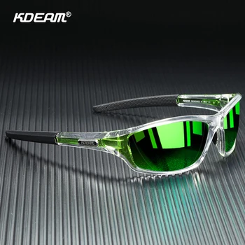 KDEAM Visoke Kakovosti Polarizirana sončna Očala Moški Modni Športni Stil Prostem, Potovanja sončna Očala Lahke TR90 Okvir Očala CE