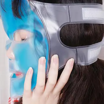 Ledena Maska Kul Ledu Masko Običajno Uporablja V Poletnih PVC Maska Stisni Hlajenje Vročih Lepoto Obraza