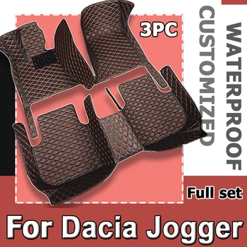 Za Dacia Jogger RJI 2021 2022 2023 Avto predpražnike Usnje Mat Pokriva Tla, Tapete De Carro Avto Dodatki Notranjost, Tapiserija