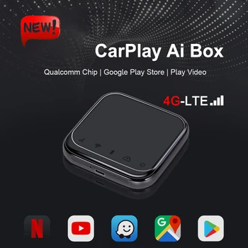 CarPlay Ai Polje Wireless CarPlay Brezžični Android Auto Qualcomm8-core Za Audi Benz Mazda Toyota Za YouTube, Netflix 4G LTE GPS