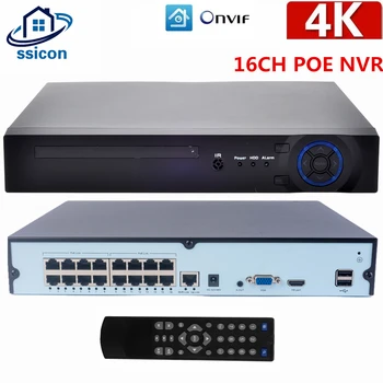 4K 16CH 8CH POE NVR H. 265 Nadzor Security Network Video Snemalnik Za 8MP POE IP Kamere