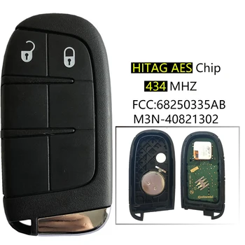 CN086028 Vstop brez ključa za Daljinsko Avto Ključ Fob Zamenjava Za Jeep Compass Originalni Ključ Z 433mhz 4A Čip SIP22 Rezilo M3N-40821302
