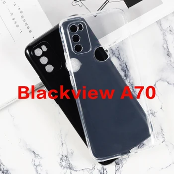 Mehko Črno TPU Ohišje Za Blackview A70 Hrbtni Pokrovček za Zaščito Preglednih Primeru Telefon za Blackview A70 Pro 70 70a Silikonski Caso