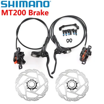 Shimano MT200 MTB Gorsko Kolo Hidravlične Disk Zavore set Vključeni MT200 Ročice Zavore Disk Zavorne Čeljusti Postmount