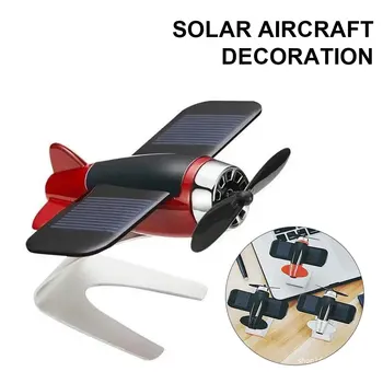 Mini Avto osvežilcev Zraka solarnimi Letalo Model s trdimi, Dišeče Avto Parfum Vonj Difuzor Ornament Auto Dekor Dodatki