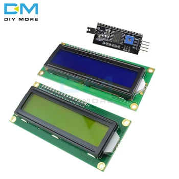 16x2 Modra/Rumena Digitalni Osvetlitev Zaslona Modul Odbor Za Arduino IIC I2C TWI SPI Serijski Vmesnik 1602 Znak LCD 5V
