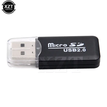 Prenosni USB 2.0, Card Reader Adapter Mini Smart Memory Card Reader Za Micro SD TF Kartice Za mobilni telefon, Računalnik, Prenosnik