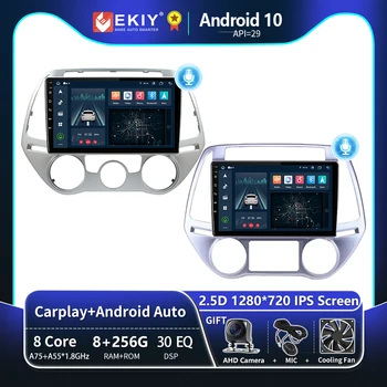 EKIY T8 8G 256G Android Avto Radio Večpredstavnostnih Za Hyundai I20 2012 2013 2014 Auto Carplay DVD GPS Stereo Audio (Stereo zvok Navigacije Ne 2din
