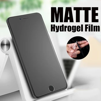 Polno Kritje Mat Motnega Hydrogel Film za iPhone 13 X XR 7 8 Plus SE TPU Zaščitnik Zaslon iPhone 13 12 Pro XS Max 11 Pro Mini