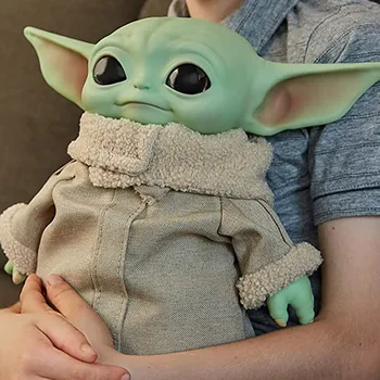 27 cm Disney Yoda Baby Slika Doll Star Wars Manlodar Božič Baby Yoda Igrača Tujec Ornament Anime Lutke Darila Otroci Igrače