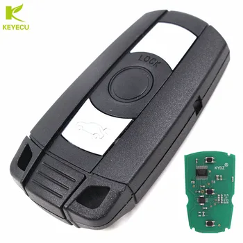 KEYECU Smart Remote Key Fob CAS3 3 Gumb za BMW 1 3 5 6 7 Series 315MHZ/433MHZ/868MHZ-5WK49125/315LP Z ID7944 Čip