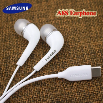 Samsung, Tip C Original Slušalke za V Uho Žično Nadzor USB-C Slušalke Za Galaxy M53 A33 5G S22 Note20 Zavihku S8 Ultra Z Fold4 medije flip4