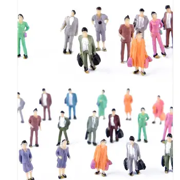 100 kozarcev Plastičnih Ljudje Številke Otroci Igrače Mešani Predstavlja Znak, vzorec 1:100/1:150/1:200/1:300 Obsega Naslikal Prizorov Modeliranje Ljudi