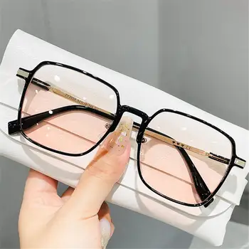 Novo Vintage Kvadratnih Prevelik sončna Očala Ženske, Moške blagovne Znamke Oblikovalec Pregleden Gradient Očala za Sonce Velik Okvir Očal UV400