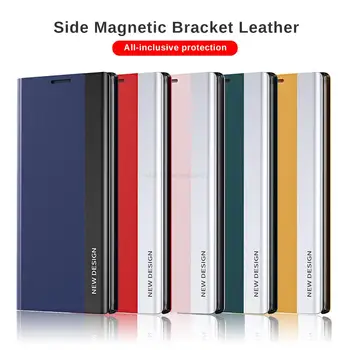 Magnetni Flip Denarnice Primeru Za iPhone 14 13 Pro Max 11 12 Mini XS XR X SE2020 6S 7 8 Plus Luksuzni Stojalo ovitek Telefona Coque Vrečko