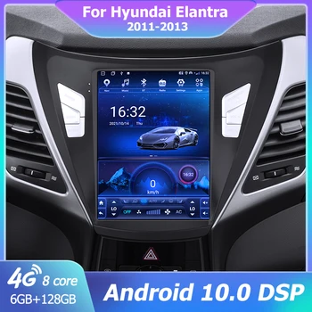 2 Din Android 10.0 Avto Radio Multimedijski Predvajalnik Videa, Za Hyundai Elantra Avante I35 2011-2013 Stereo Navigacija GPS Auto IPS DSP