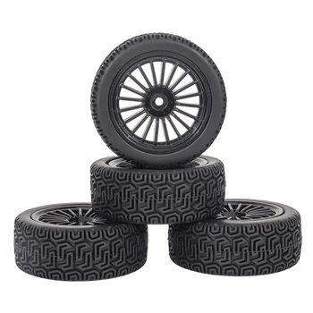 4X RC avto gume pnevmatike za 1/10 ravno športni avto pnevmatike in WLtoys 144001 z gobo linijskih znotraj Avto Dodatki