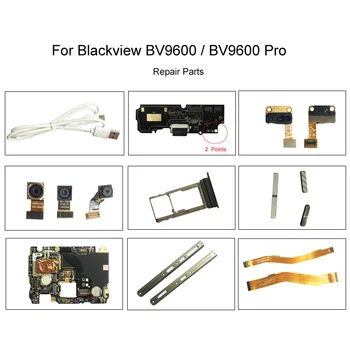 Za Blackview BV9600 Pro USB Polnjenje Dock Odbor/ Spredaj Zadaj Kamero/Glavni Odbor Flex Kabel za Vklop/izklop Glasnosti Off Gumb/Kovinski Okvir