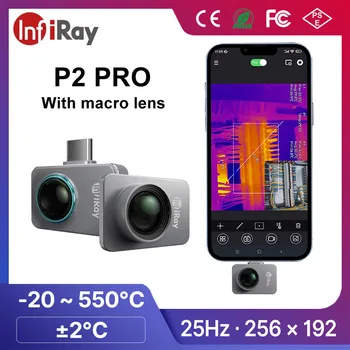 InfiRay P2 Pro Telefon Ir Kamera Termična Kamera Puščanje Diagnoza Senzor Temperature Termometer