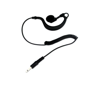 2pcs 3,5 MM Žično Eno Slušalke Za Walkie Talkie/dvosmerne Radijske V Uho Stereo Žične Slušalke Za MP3 Poslušate Samo Slušalka